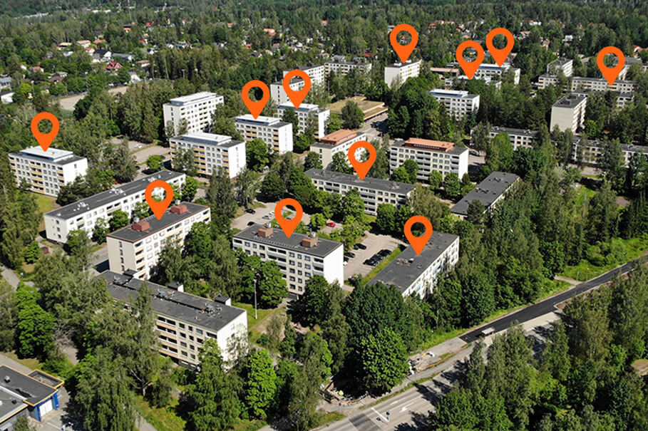 Usean putkiremontin valvonta Vantaalla